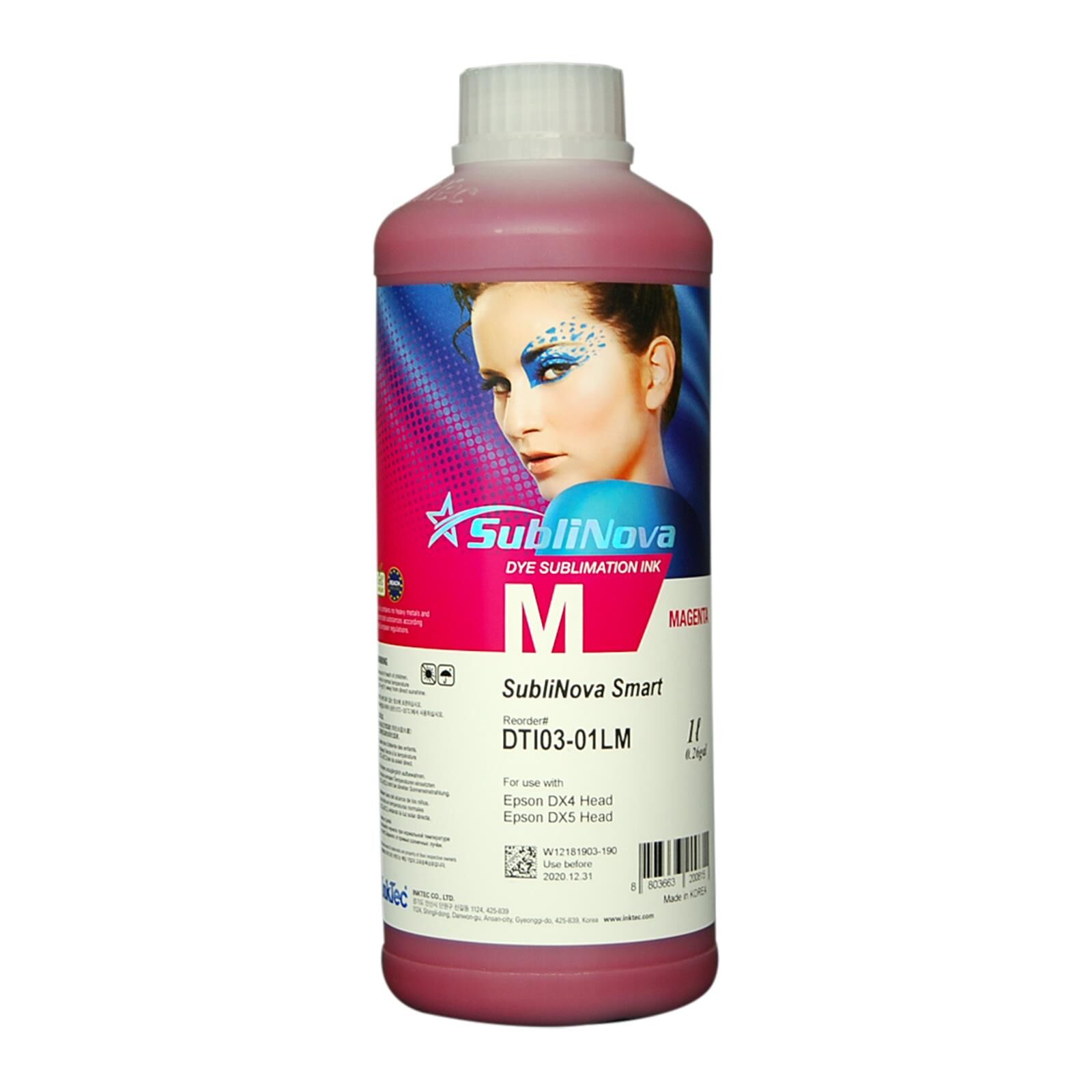 InkTec Sublinova Süblimasyon Mürekkep 1 Litre Kırmızı DTI03-01LM