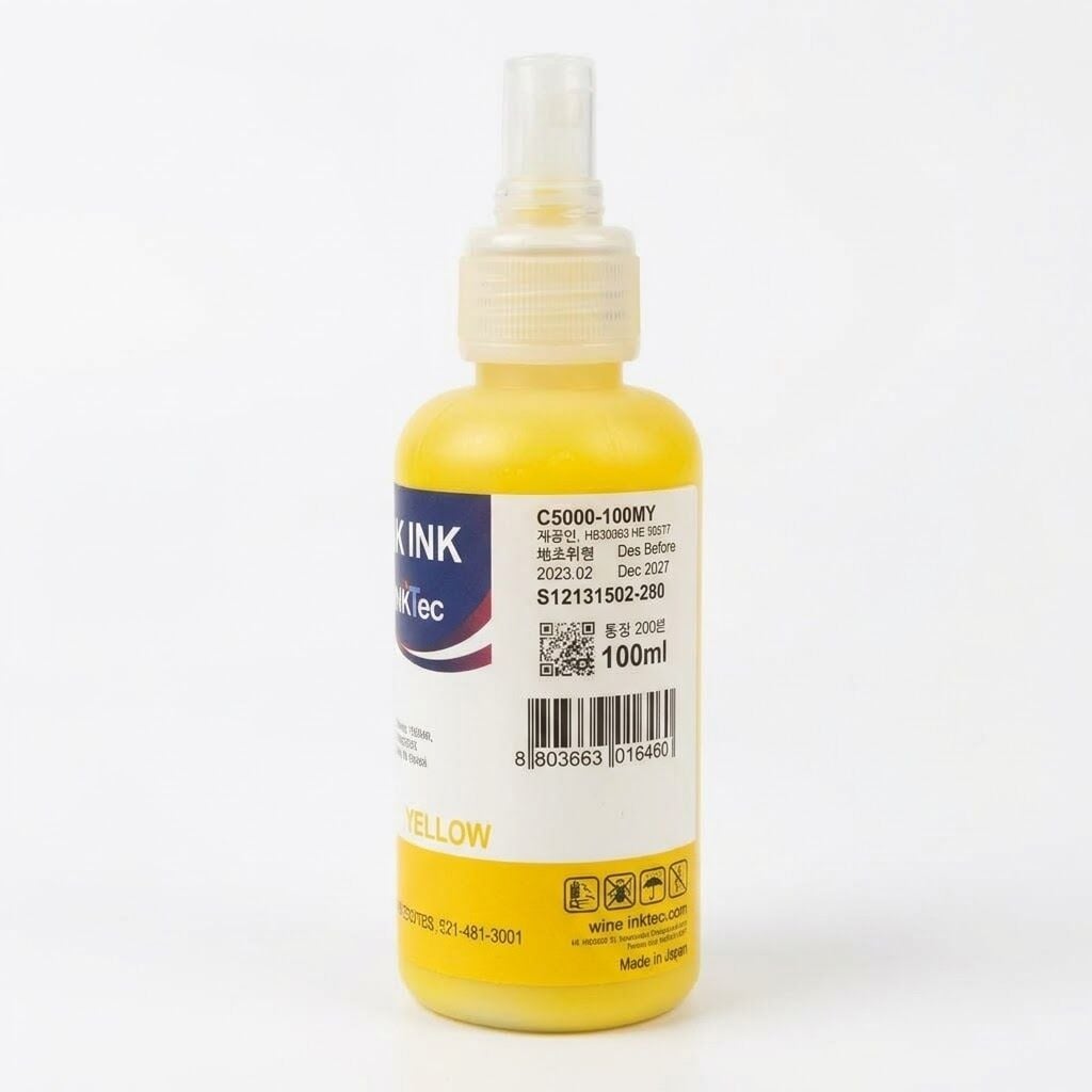 InkTec Sarı Pigment Mürekkep Canon Maxify Uyumlu - 100 ml C5000