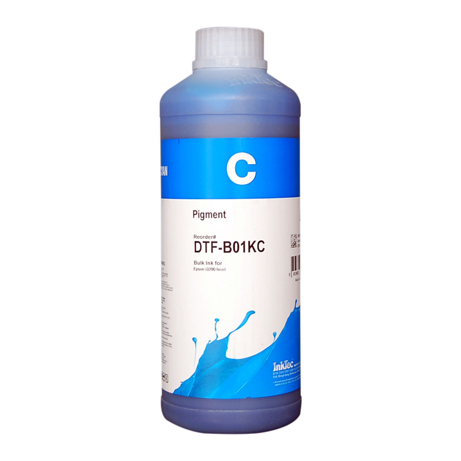 InkTec DTF Mürekkep Mavi Epson Uyumlu DTF-B01KC - 1 kg