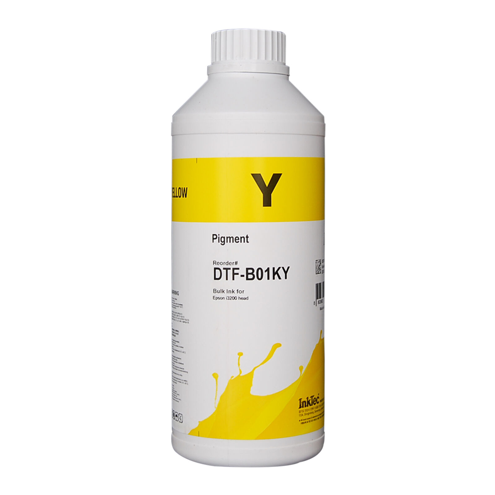 InkTec DTF Mürekkep Sarı Epson Uyumlu DTF-B01KY - 1 kg